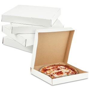 Low MOQ for Original Design Pizza Box 6, 7, 8, 9, 10, 12 Inch Pizza Box Cowhide Corrugated Pizza Box Packing Box Packing Box Delivery Box Chicken Box